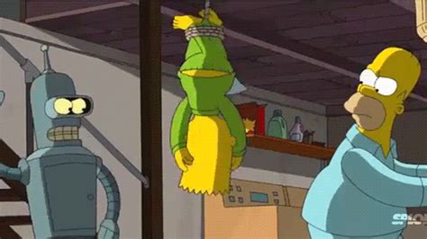 Watch The First Sneak Peek Of The Simpsons Futurama Crossover Episode