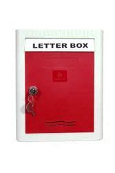 Red Plantex Plastic Letter Box Lock With Two Keys Size X X