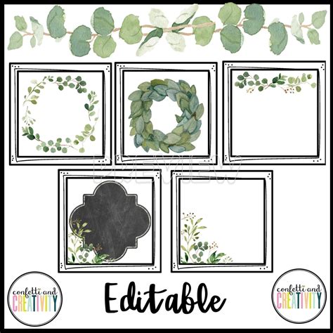 Modern Farmhouse Labels Confetti Creativity