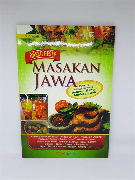 Buku Aneka Resep Masakan Jawa Disertai Masakan Khas Betawi Banten