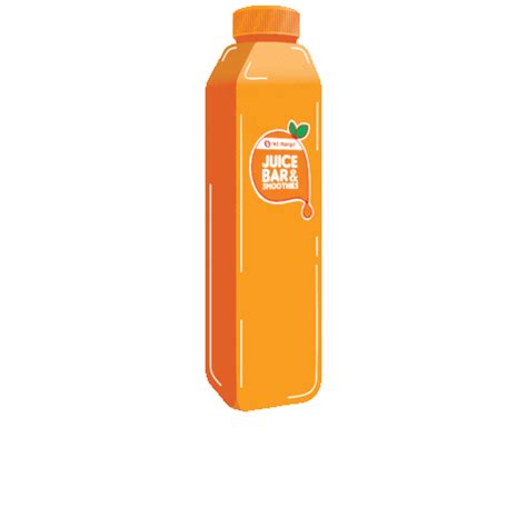 Orange Juice Sticker by BRIX Holdings for iOS & Android | GIPHY