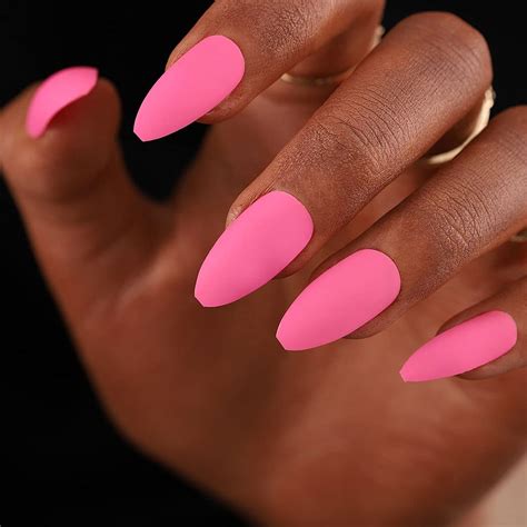 Acrylic Nails Designs Hot Pink