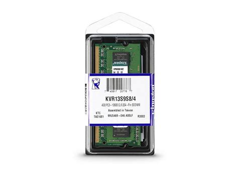 MEM SODIMM KINGSTON DDR3 4GB 1333 KVR13S9S8 4