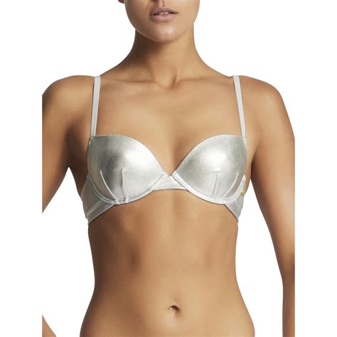 Kayser Women S Metallic Bra Silver Big W