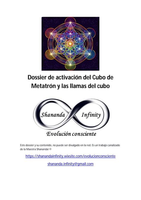 Activacion Del Cubo De Metatron Pdf Descarga Gratuita