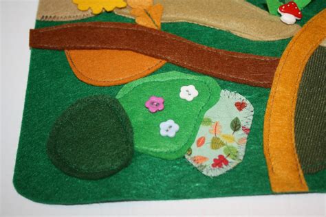 Felt Forest Playscape For Toddler Pretend Play Etsy