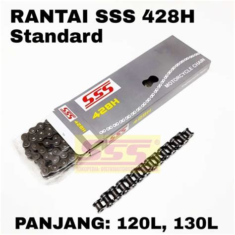 Jual Rantai Sss 428 H Standard Panjang 120l 130l X125 Sonic Fu Gsx