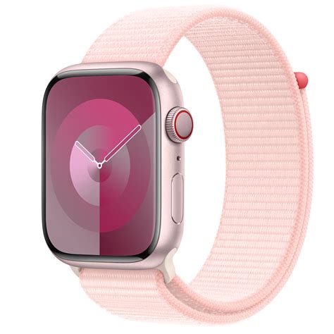 Acheter Apple Watch Series 9 Gps Cellular Boîtier 45 Mm En Aluminium Rose Bracelet Sport à