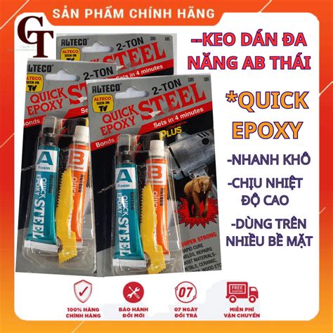 Keo AB Thái Lan Quick Epoxy 56 7 Grams Siêu Dính Chịu Nhiệt Keo