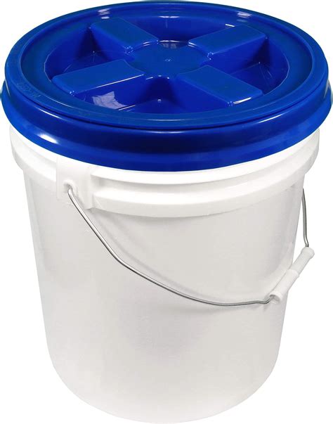 Amazon White 2 Gallon Bucket With Gamma Seal Lid 5 Health