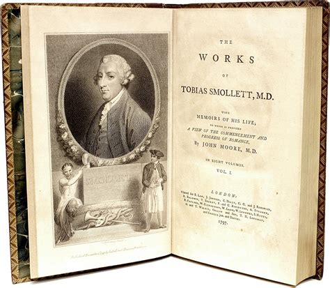 The Works Of Tobias Smollett 8 Volumes 1797 In A Fine Full Leather