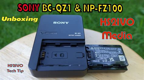 Sony Bc Qz Battery Charger And Np Fz Battery Unboxing Youtube