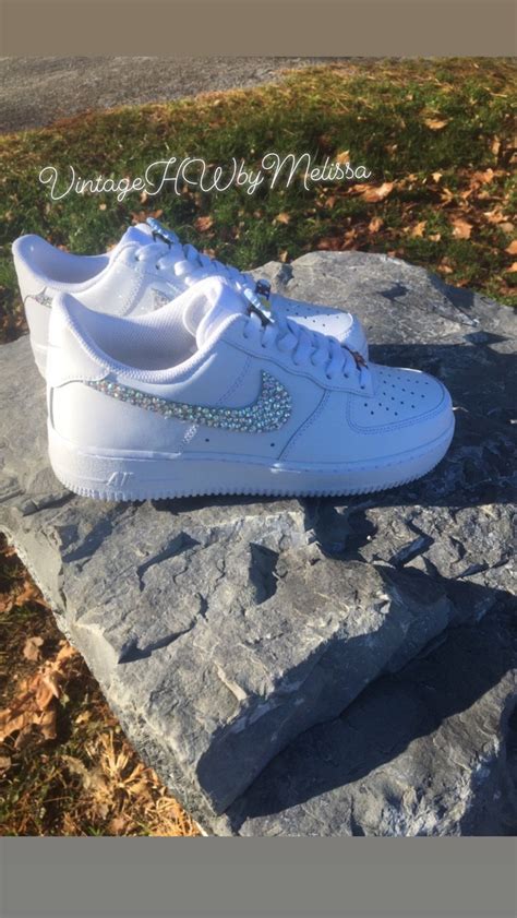 Swarvoski Crystal Jeweled Air Force S Bling Forces Etsy