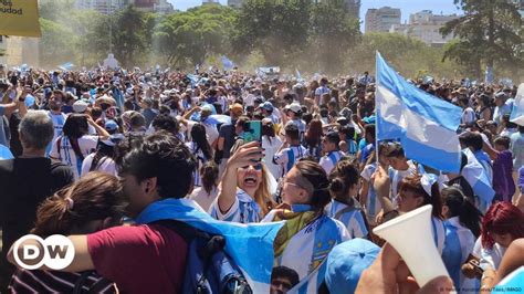 Argentina fans celebrate World Cup victory over France | Flipboard