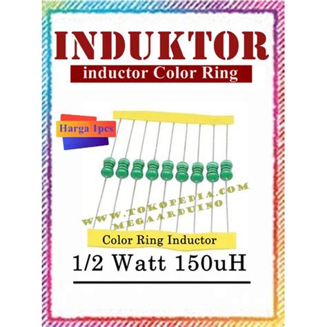 Jual Induktor 150UH Inductor Color Ring 150 UH 1 2 Watt Kumparan