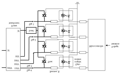 Diagram Of The Connection Of The Opto Coupler Isolator And Triac