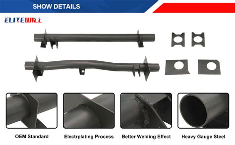 Elitewill Rear Fuel Tank Support Crossmember And Rear Upper Shock Mount