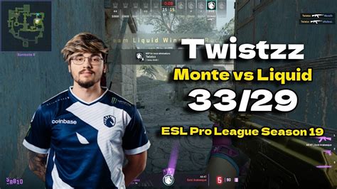 Cs Pov Liquid Twistzz Vs Monte Ancient Esl Pro League