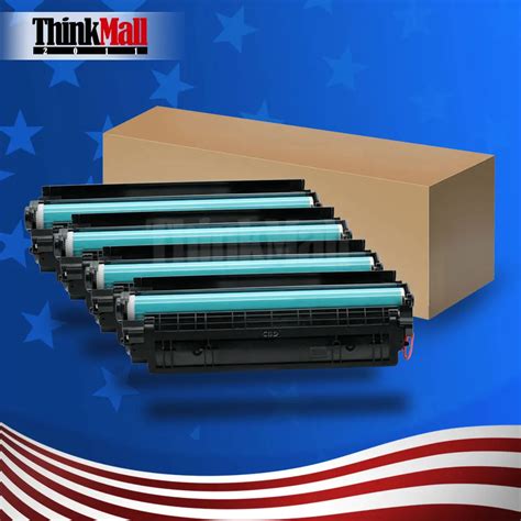 4 Pcs Toner Cartridges For Hq Ce285a Hp Laserjet Pro P1102 P1107 P1108 P1109 P1108w P1109w