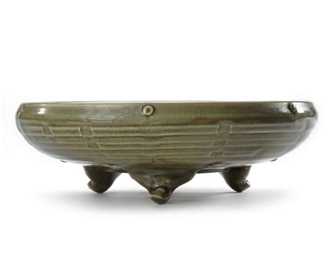 A Chinese Longquan Celadon Eight Trigrams Tripod Censer Ming Dynasty