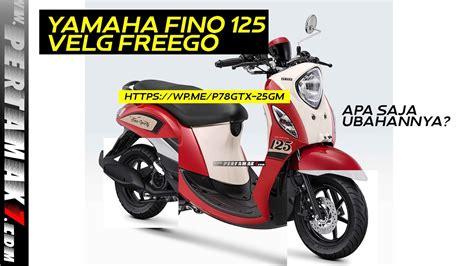 Modifikasi Yamaha Fino 125 Pakai Velg Freego 12in Unyu Imut Keren