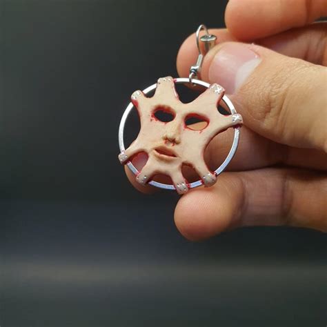 flayed face earrings rcreepy