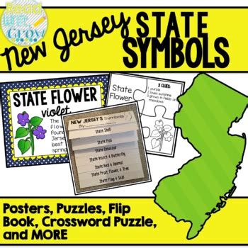 New Jersey State Symbols by Read Write Grow With Mrs K | TpT