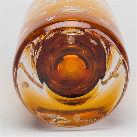 OLLE ALBERIUS An Ariel Orrefors Glass Vase Bukowskis