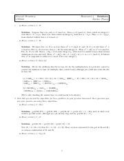 Hw4 Sol Discrete Structures CS2800 1 Homework 4 Solutions Number