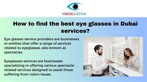 Ppt How To Find The Best Eye Glasses In Dubai Services Powerpoint Presentation Id 12355642