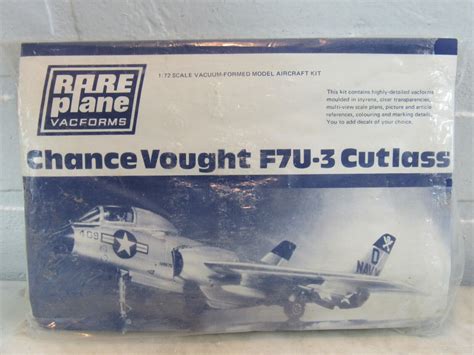 Mavin | RARE PLANE VACFORMS CHANCE VOUGHT F7U-3 CUTLASS MODEL KIT VACUFORM