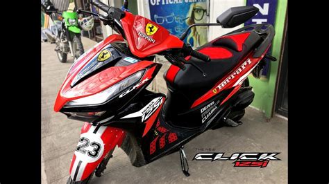 Honda Click 125i Red Review - YouTube