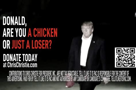 Christie Camp Taunts Trump Into A Debate Are You A Chicken Or Just A