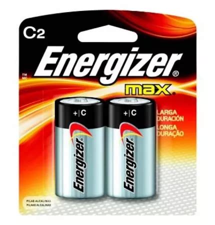 Pilha Energizer Max C2 Alcalina Cartela C 2 Unidades Parcelamento