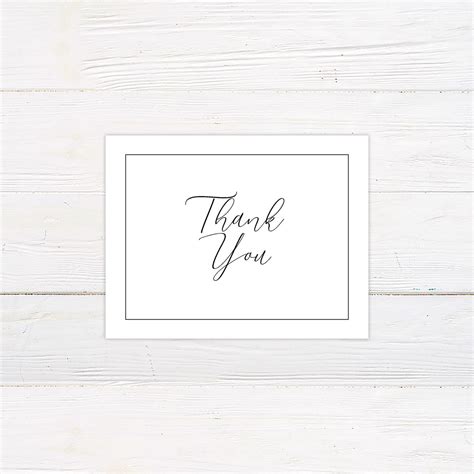 Formal Thank You Card Go Print Plus Goprintplus