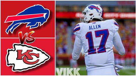 Bills Vs Chiefs Week 14 Simulation Madden 24 Exhibition YouTube