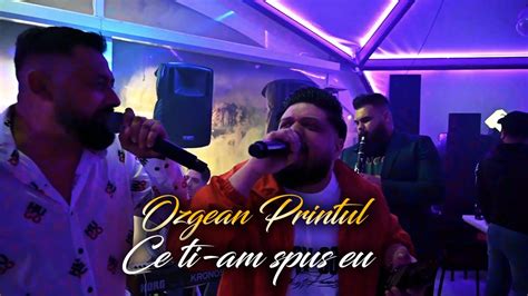 OZGEAN PRINTUL CE TI AM SPUS EU TOPLANTI PAPAGAYO LIVE YouTube