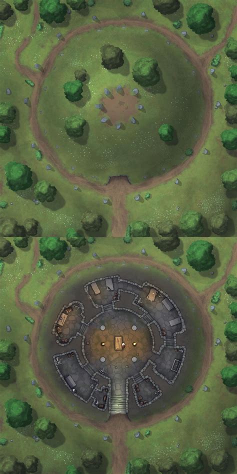 The Old Barrow 30x30 - Free High Res Map : r/battlemaps 