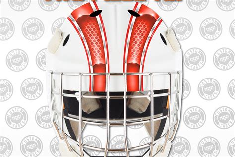 BORN&BRED-Goalie Mask Vinyl Decal Set | customcages