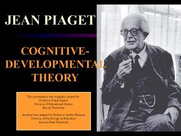 Jean Piaget Presentation Powerpoint Hotsell Ladorrego Ar