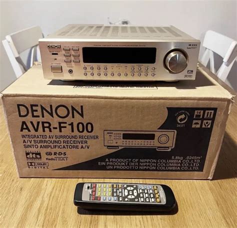 DENON AVR F100 STEREO Amplifier AVR F100 Compact AV Surround Sound