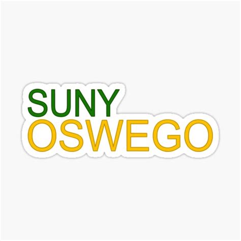 Suny Oswego Stickers | Redbubble