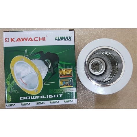 Jual Fitting Lampu Downlight Plafon 3 Inchi Kawachi Lumax White Putih