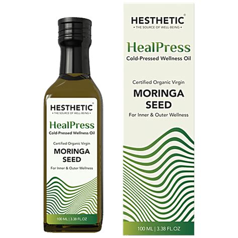 Buy Hesthetic Hesthetic Healpress Cold Pressed Moringa Seed Oil For Overall Wellness Online