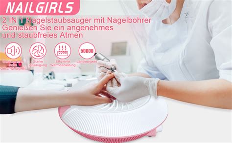 Professionelle Elektrischer Nagelfr Ser Staubabsaugung F R N Gel