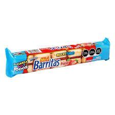 GALLETAS BARRITAS MINI FRESA MAXITUBO MARINELA 222G Super Altos