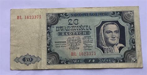 20 Zlotych 1948 Polen Banknote Kaufen Auf Ricardo