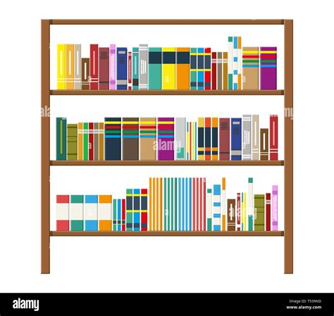 Bookshelf Vector