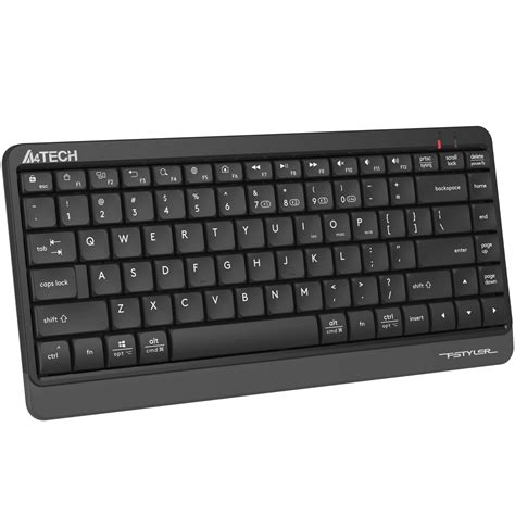 A4Tech FK11 Fstyler Sleek Multimedia Compact Keyboard Grey - Pakistan