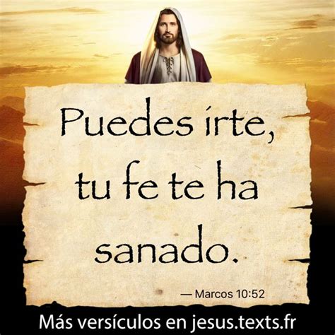 Puedes Irte Tu Fe Te Ha Sanado Marcos 10 52 Https Txf Ro M